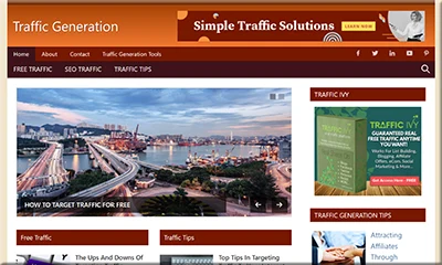 Traffic Generation Precreated Affiliate Website
