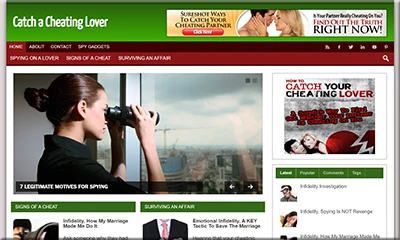 Catch a Cheat Done-for-you Affiliate Website