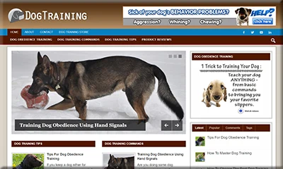 Dog Training Ready-to-go Affiliate Website