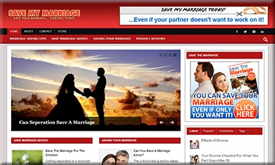 Save Marriage Predesigned Affiliate Website
