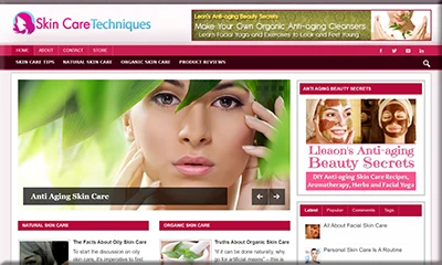 Skin Care Techniques DFY Affiliate Website