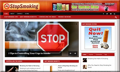 Stop Smoking Done-for-you Affiliate Website