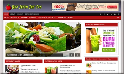 Best Detox Diet Instant Affiliate Website
