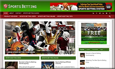 Sports Betting Done-for-you Affiliate Website