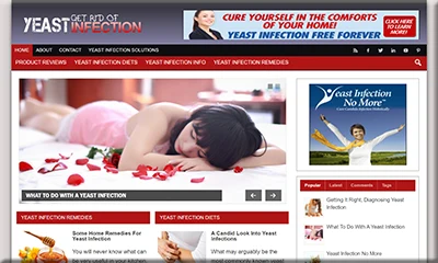 Yeast Infection Ready-to-use Affiliate Website