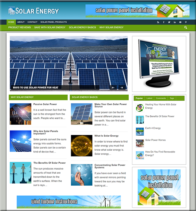 solar energy training affiliate website