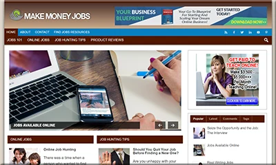 Make Money Jobs Ready-to-Install Affiliate Website