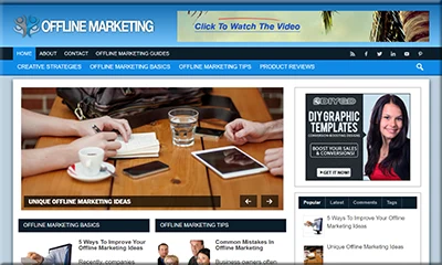 Offline Marketing Instant Affiliate Website