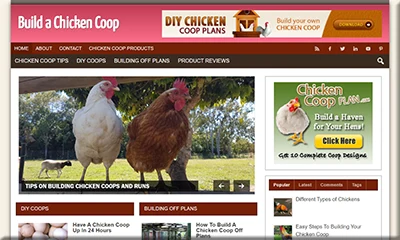 Build a Chicken Coop Ready-to-go Affiliate Website