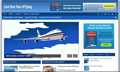 Fear of Flying DFY Ready-to-use Affiliate Website