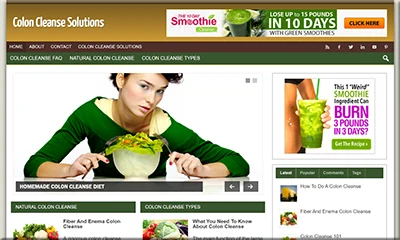 Colon Cleanse Done-for-you Affiliate Website