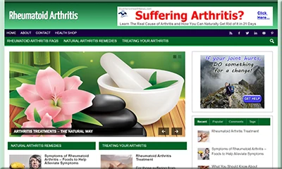 Premade Rheumatoid Arthritis Affiliate Website