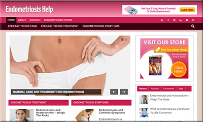 Instant Endometriosis Help Affiliate Website