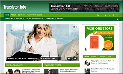 Ready-to-go Translator Jobs Affiliate Website
