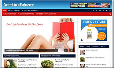 Ready-to-use Flatulence Control Affiliate Website