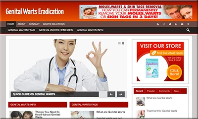 Ready-made Genital Warts Affiliate Website